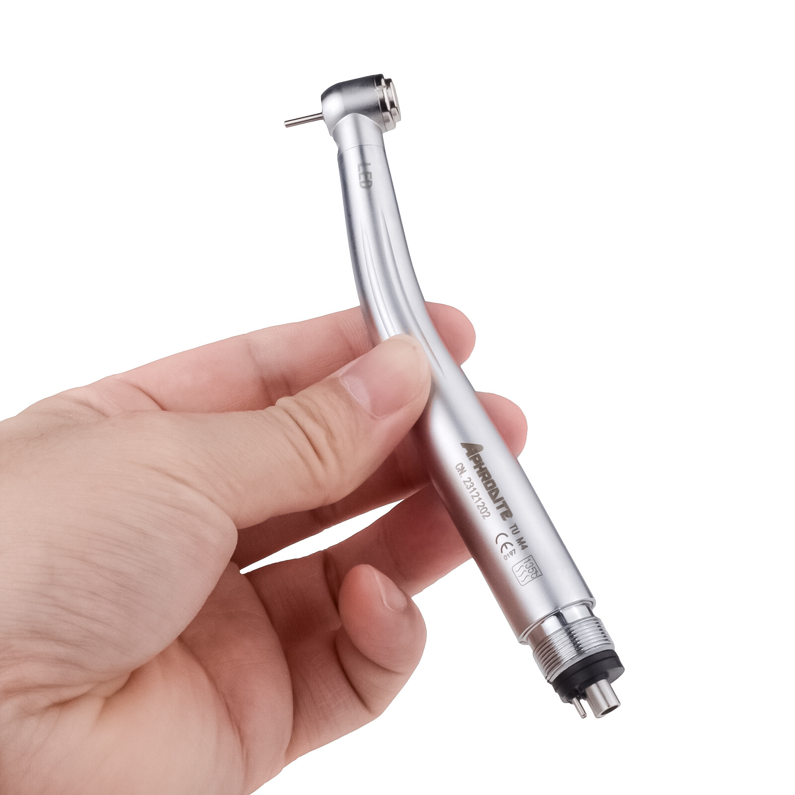 NSK Type Dental LED High Speed Handpiece Internal Triple Spray Push Button 4H CE