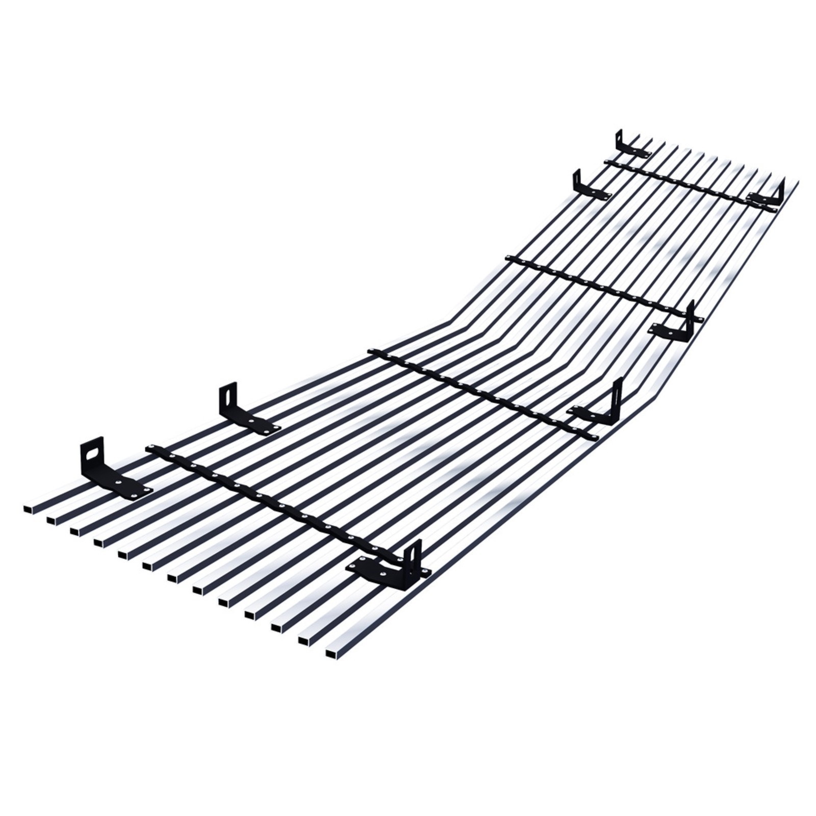 Stainless Steel Main Upper Stainless Steel Billet Grille 1967-1968 Ford Mustang