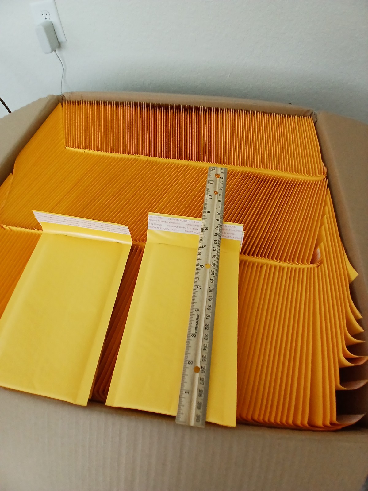 500 Kraft Paper Bubble Padded Envelopes Mailers Shipping Case