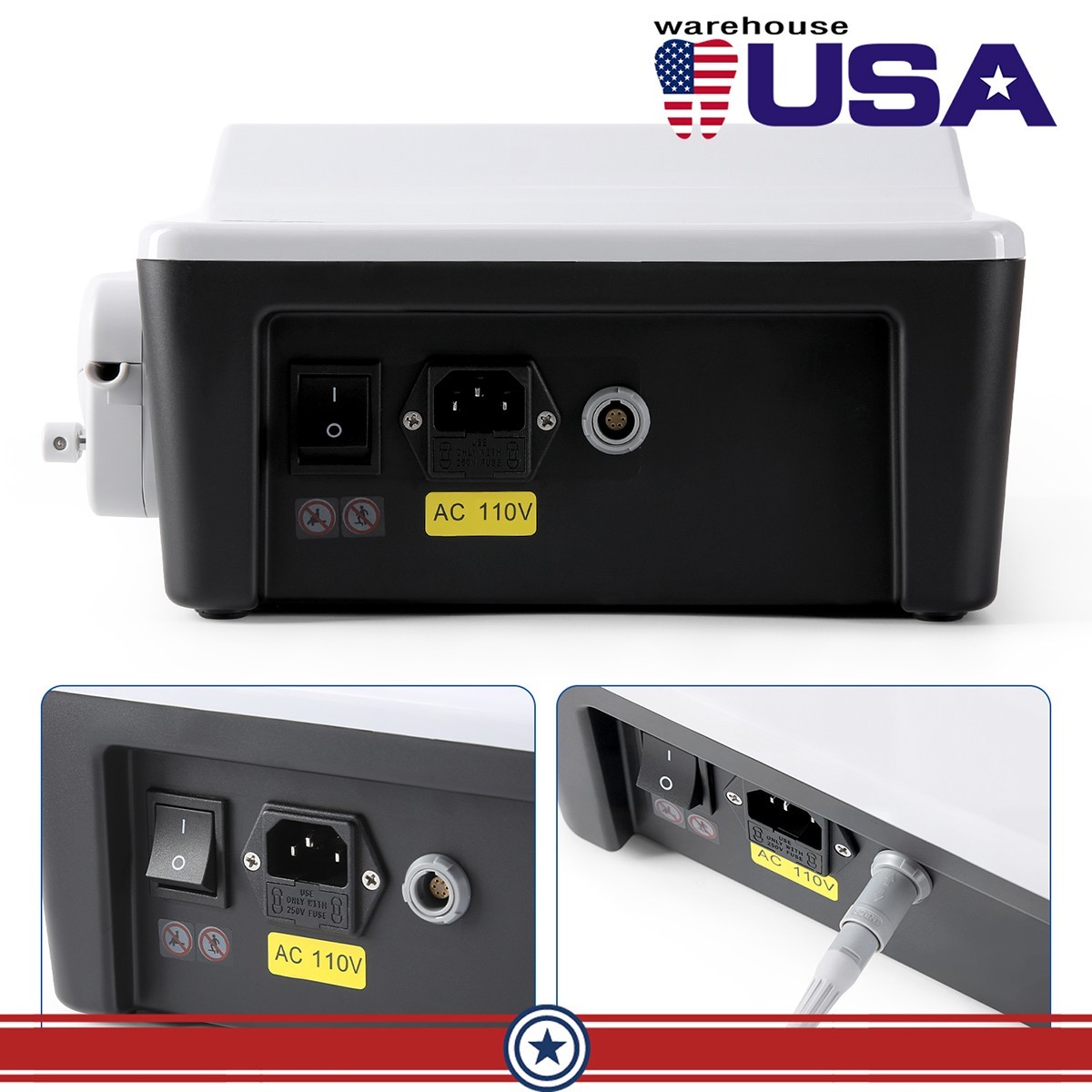 USA Dental Surgical Implant Motor System 20:1 LED Contra Angle /Irrigation Tubes