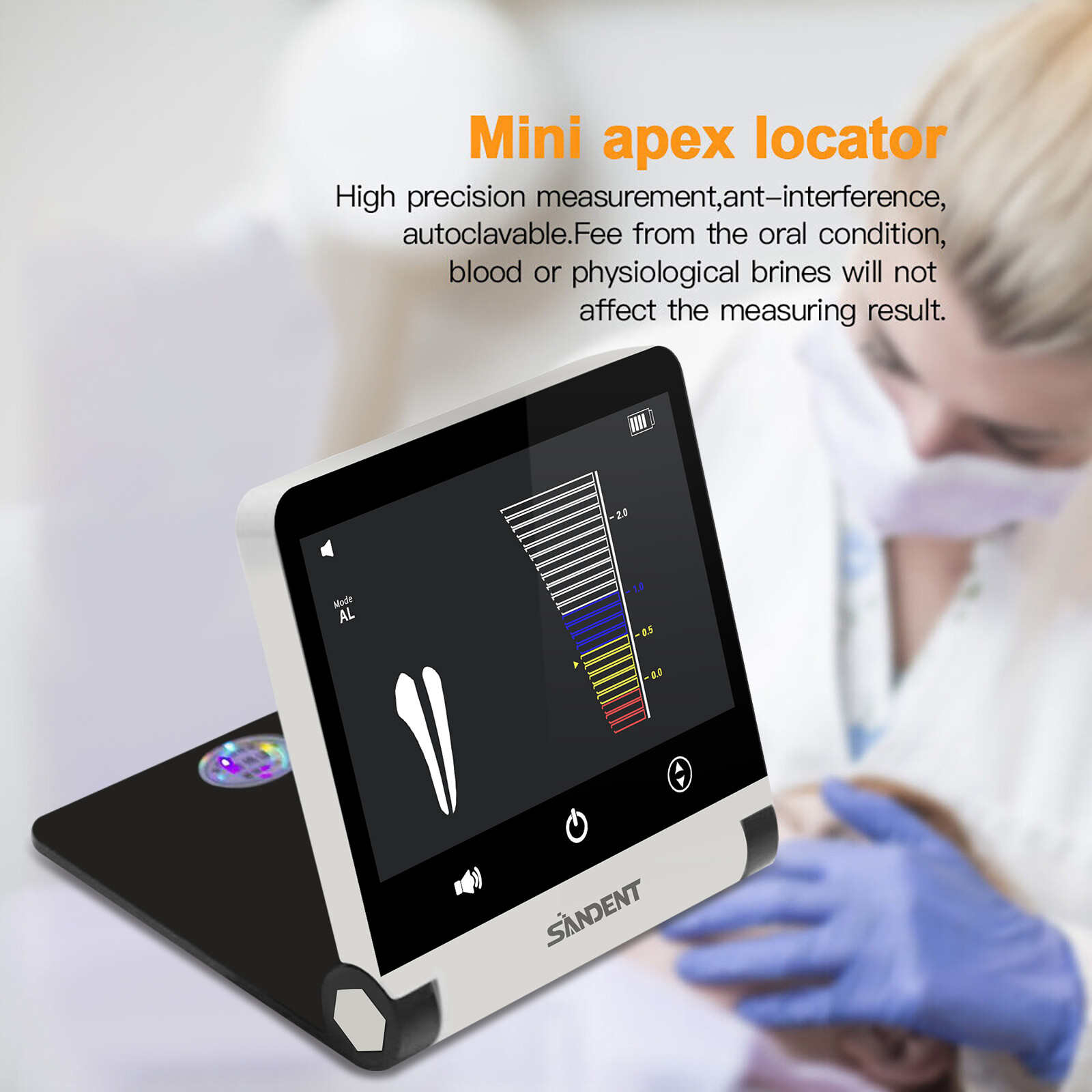 Woodpecker Style Dental Endo Apex Locator Endodontic Root Canal Finder Measure