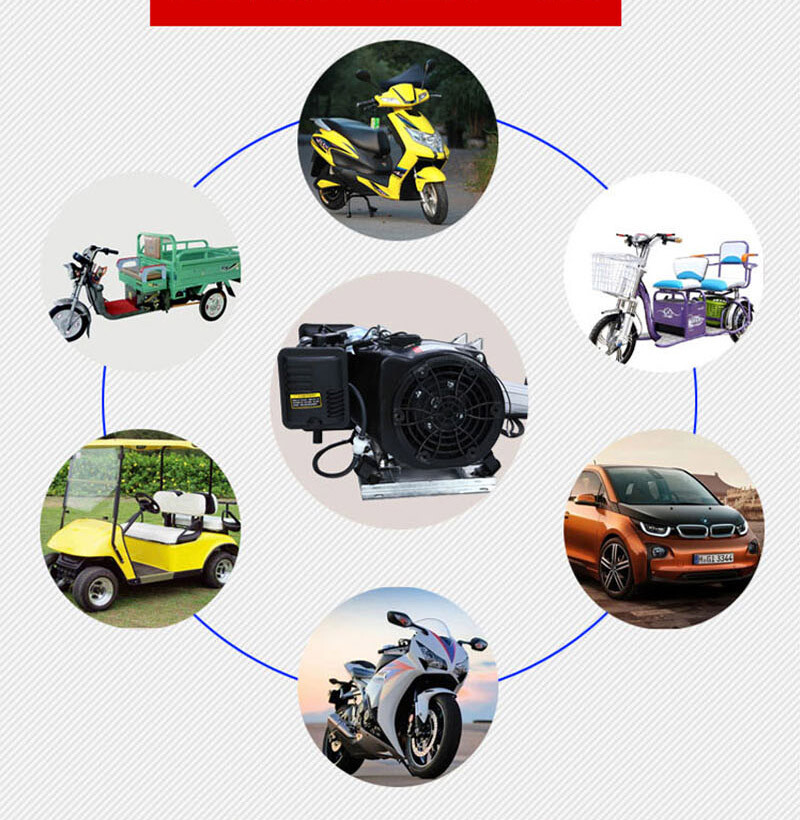 3000W Silent Automatic Electric Vehicle Range Extender Generator 48V/60V/72V New