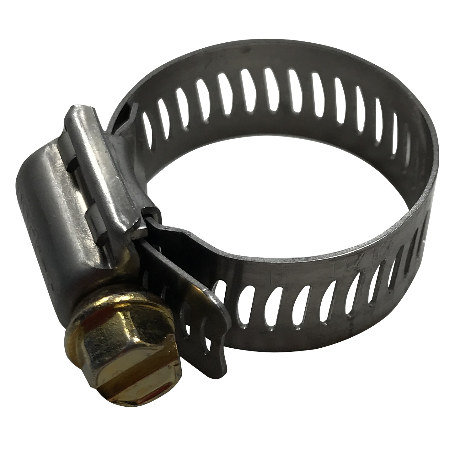 Box of 100 #12 Stainless Steel 11/16 to 1-1/4″ Worm Gear Hose Clamp 1/2 Band USA