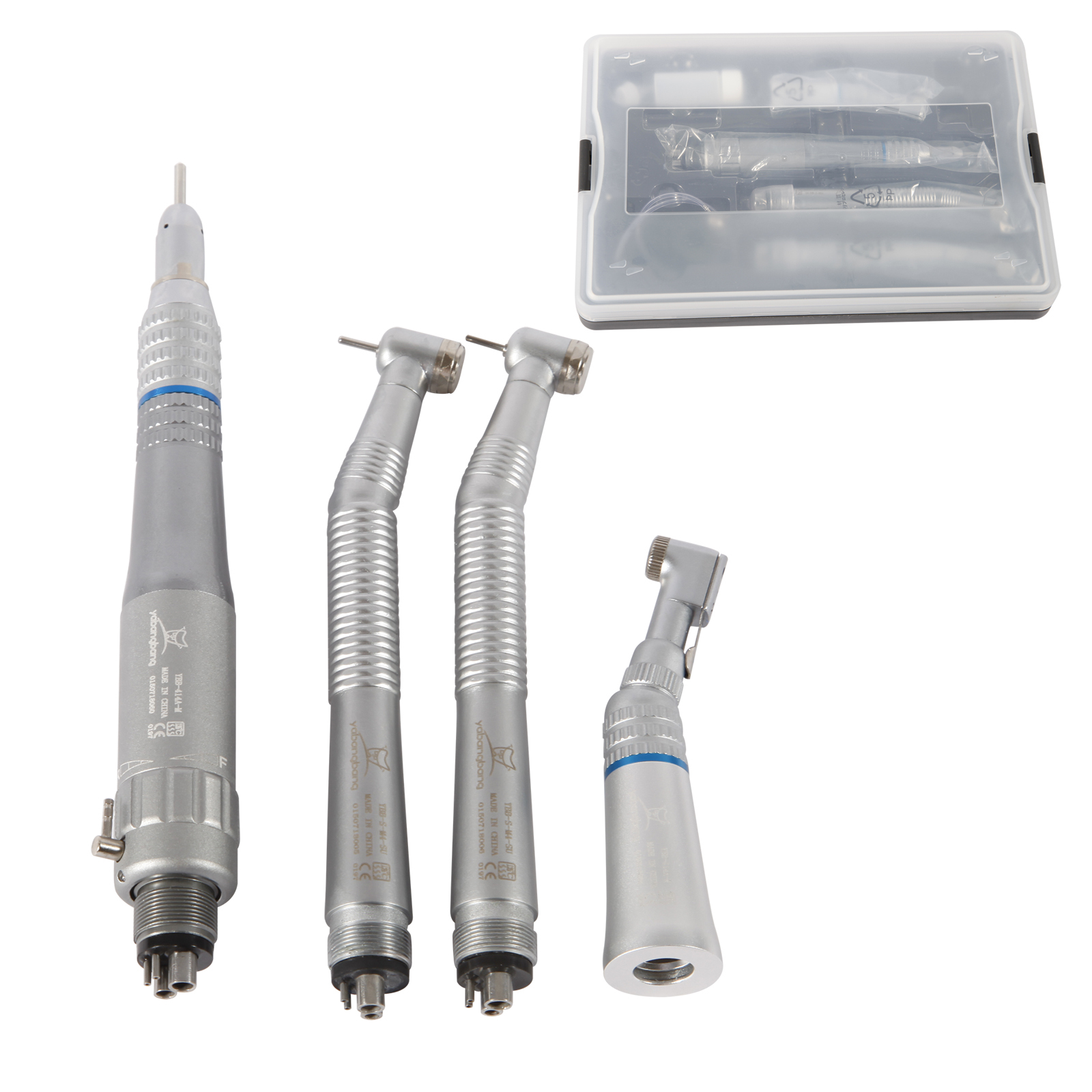 USA NSK Style Dental High & Low Speed Handpiece Kit Turbine 4Hole NEW MX
