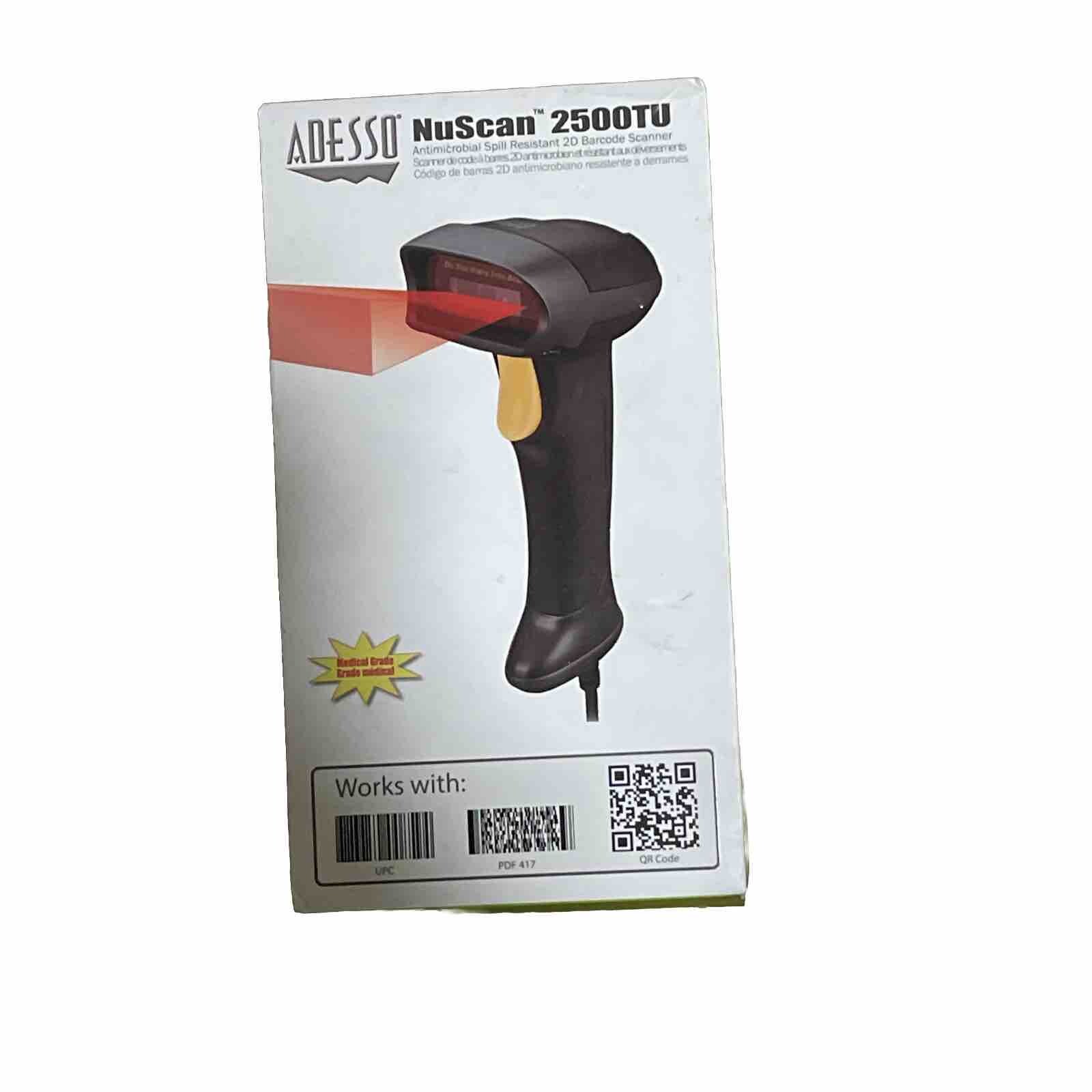 Adesso NuScan 2500TU Spill Resistant Antimicrobial 2D Barcode Scanner (NUSCAN
