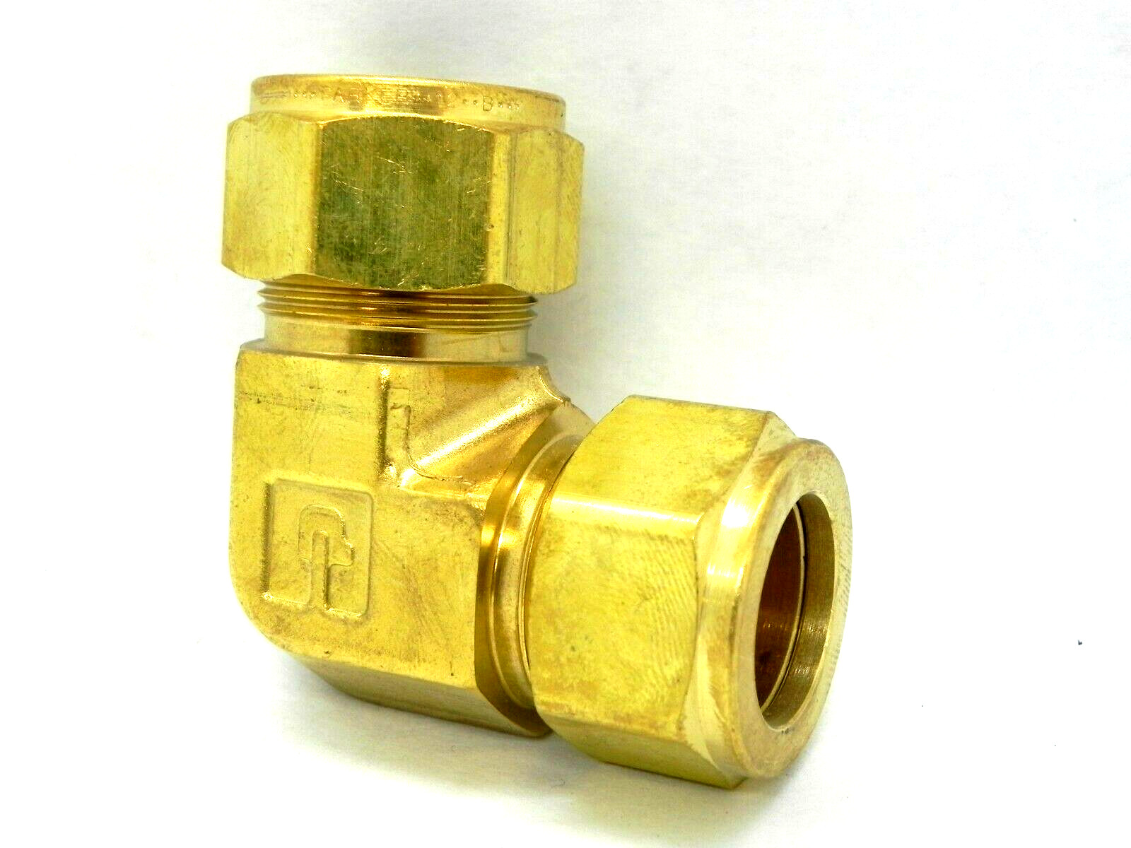 Parker CPI 12-12 EBZ-B Brass Union Pipe Elbow 3/4″ Tube 1-1/16″ Hex (HR)