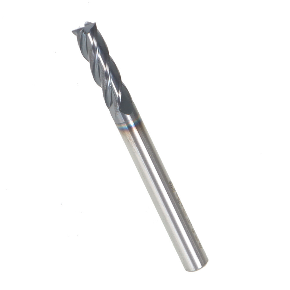 5Pcs 3/16″ 4 Flute Regular Carbide End Mill 2″ Overall Length TiALN COATED