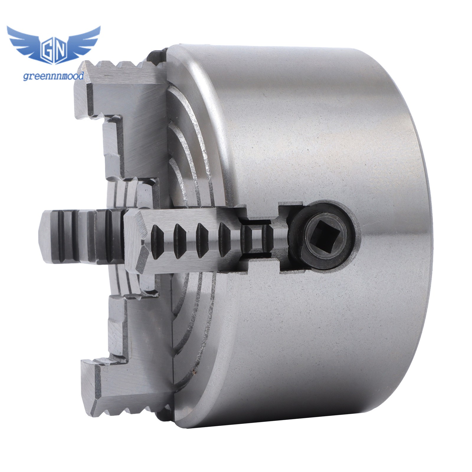 K72-100 4″ Lathe Chuck 4 Jaw Independent Milling Machine Cast Iron Internal Jaw