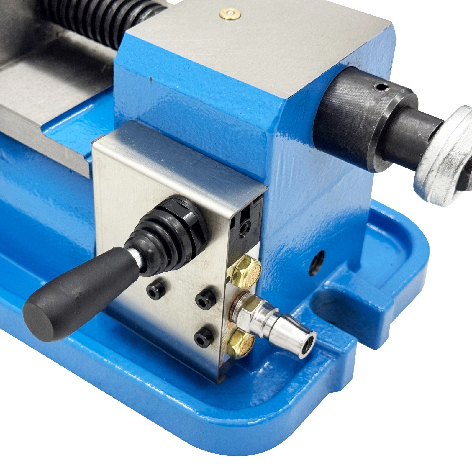 6 Inch Pneumatic Vise High Precision Bench Flat Vise for CNC Machining Center
