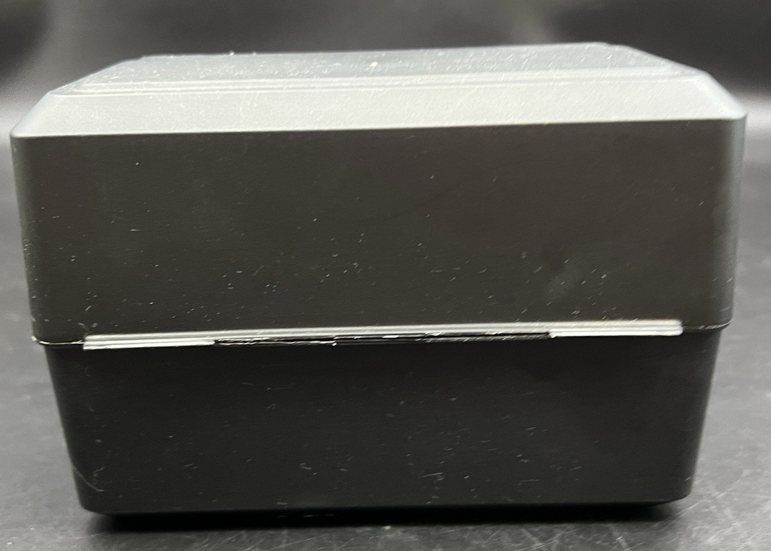Rubbermaid 3×5 Index Card Holder Plastic Black Box with Cards and Numbered Index