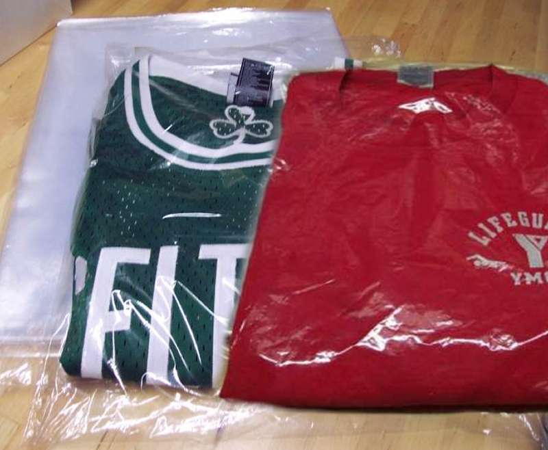 9×12-12×15-12×16 Poly T Shirt Clear Plastic Bags 2″-3″ Flap25-50-100-200-300-500