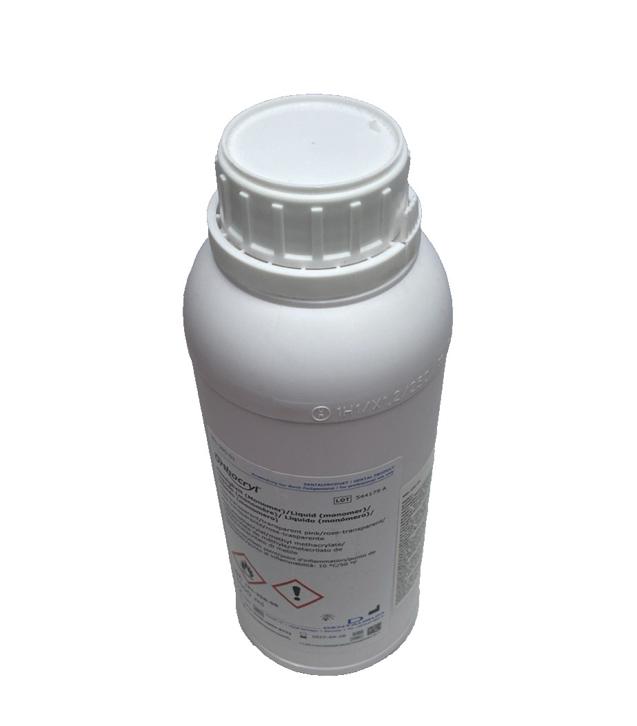 161-350-00 Orthocryl Liquid Monomer 1000ml, Transparent Pink