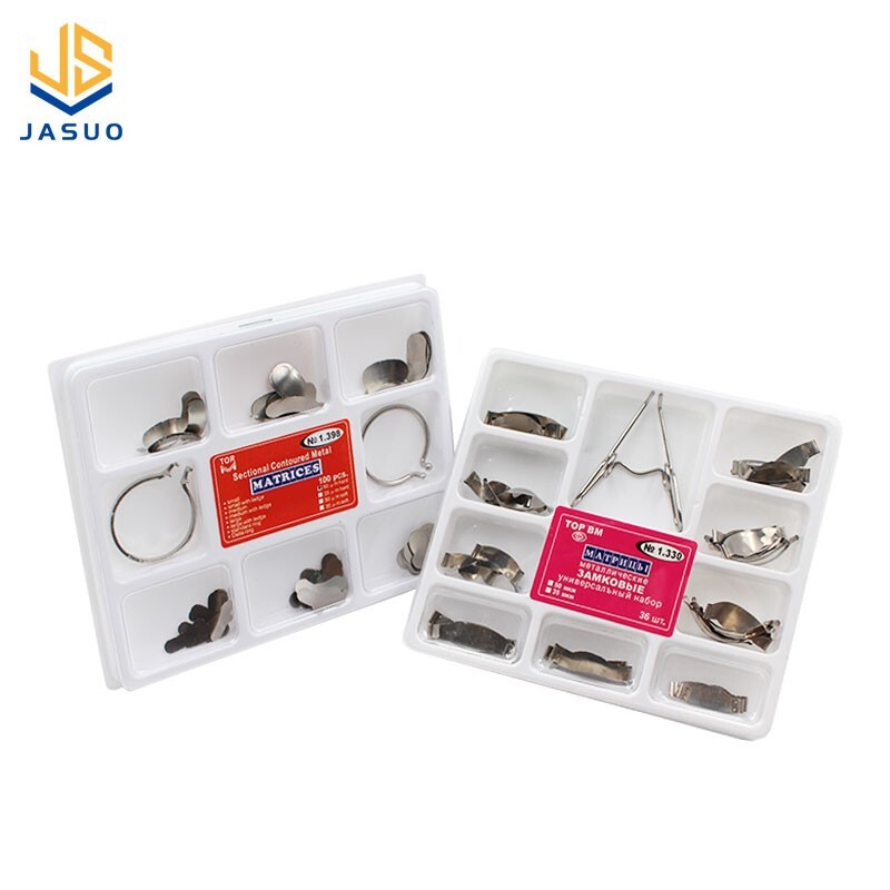 Dental Matrix Band Universal Kit of Sectional Contoured Metal Matrices