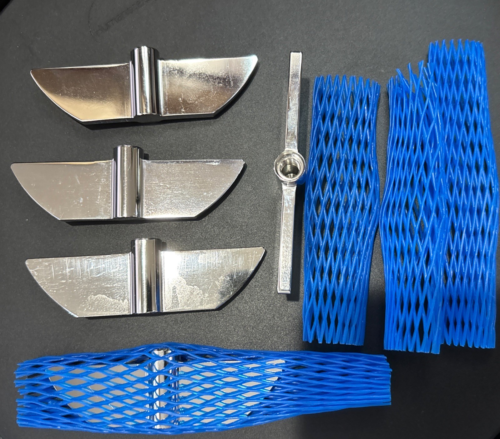 Distek Paddle Blade 3251-1050, 316 Stainless Steel, screw on,