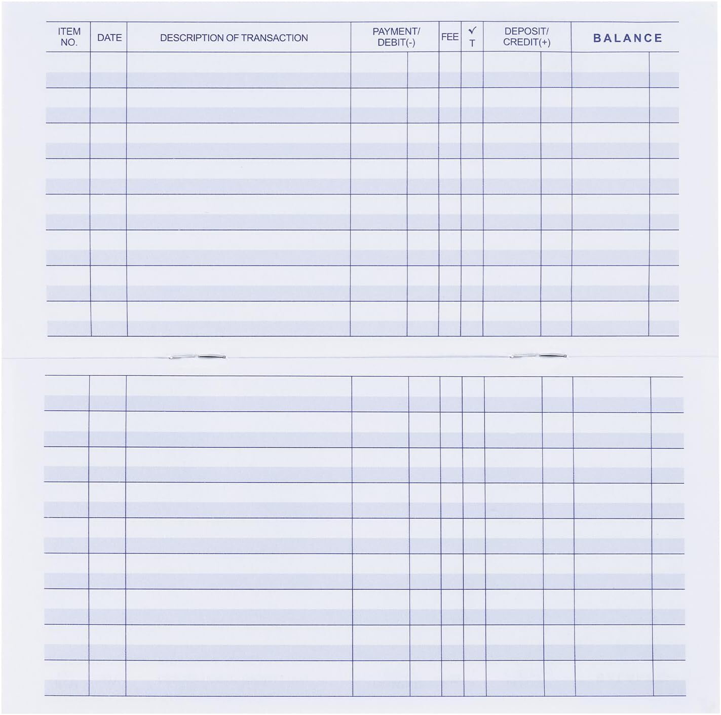 20Pack Checkbook Register, Check Registers for Personal Blank Ledger Transaction
