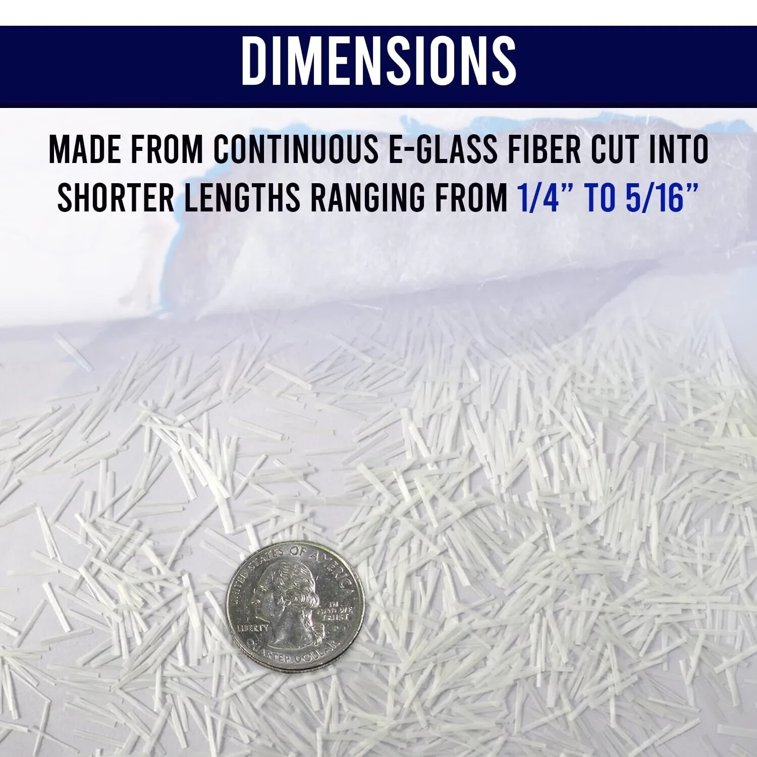 3 Pounds Chopped Fiberglass Strands 1/4″ Fiber Glass (3 Packs of 1 Pound)