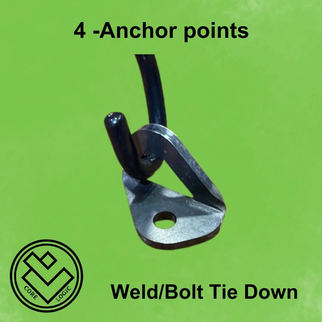 Set of 4 -Weld/Bolt Tie Down Anchors – Trailer, Truck Bed, Motorcycle, Anchor