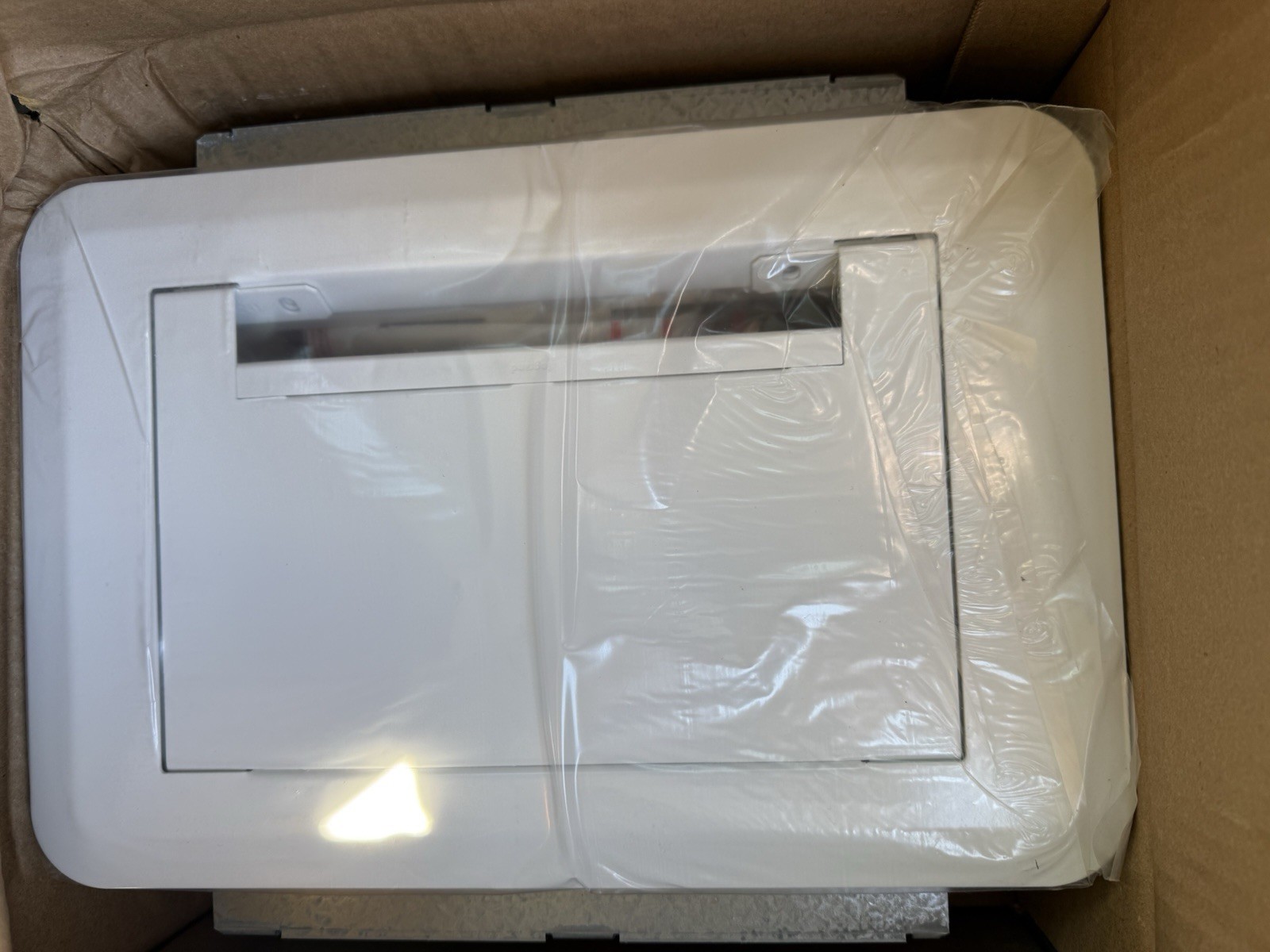 Legrand EFSB4 Evolution Series 4-Gang Rectangular Flat Screen Wall Box White