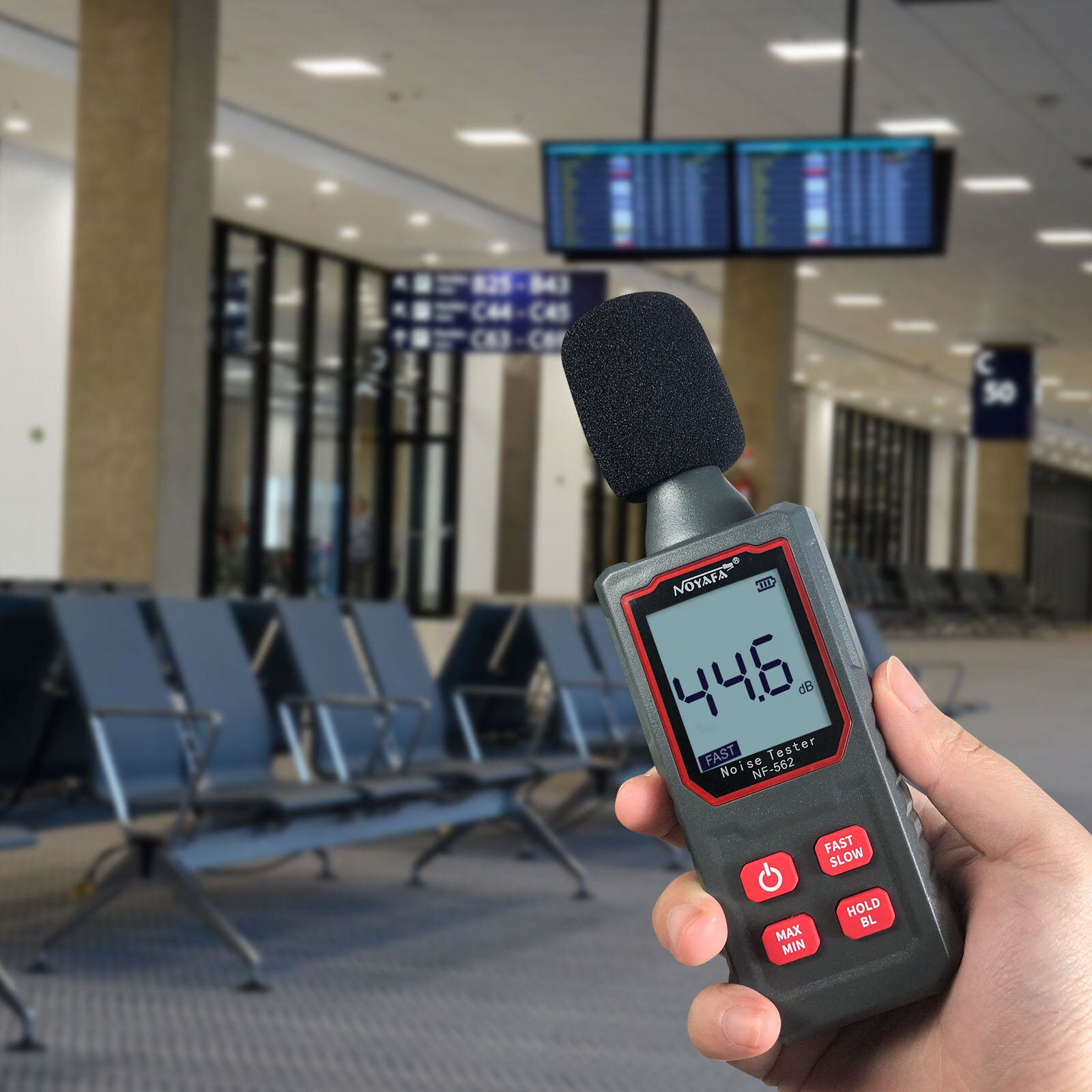 Portable digital sound meter professional precise decibel tester 30-130dB