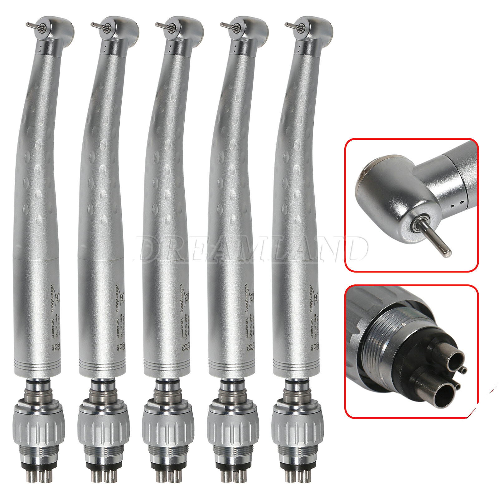 1-5* KaV Style Dental High Speed Handpiece GB4 /4Hole Quick Coupler Swivel