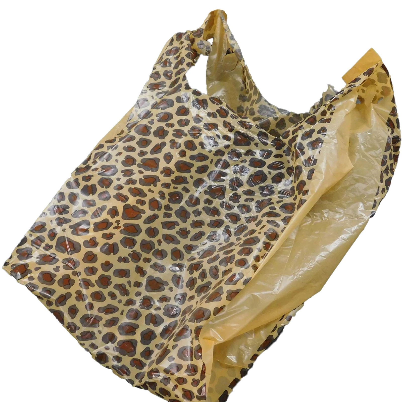 Leopard, Zebra T-Shirt Bags with Handles, 8x5x16″ & 11x6x21 Cute Animal Print Fa