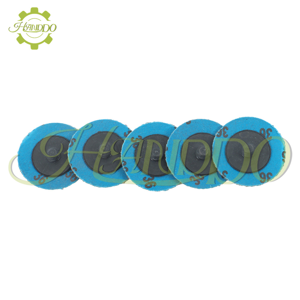50Pcs 36 Grit 2″ Roll Lock Die Grinder Sanding Grinding Disc Maximum 25,000 RPM