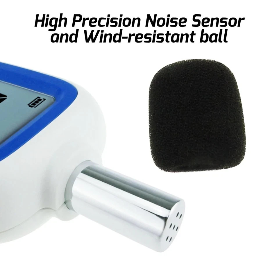 Bluetooth Decibel Meter Digital Sound Level Meter Portable SPL Meter 30~130dB…