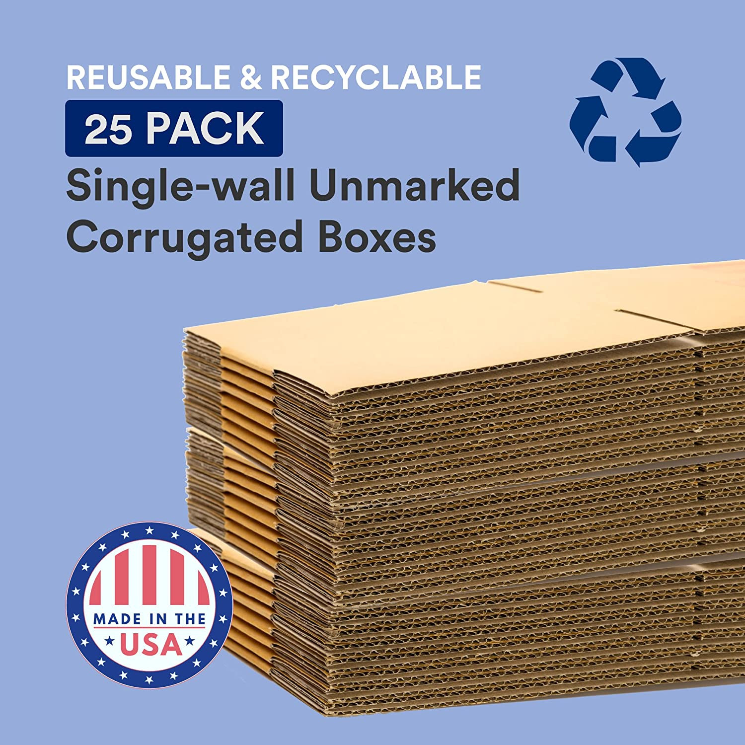 4X4X24 Tall Corrugated Boxes, Tall, 4L X 4W X 24H, Pack of 25 | Shipping, Packag