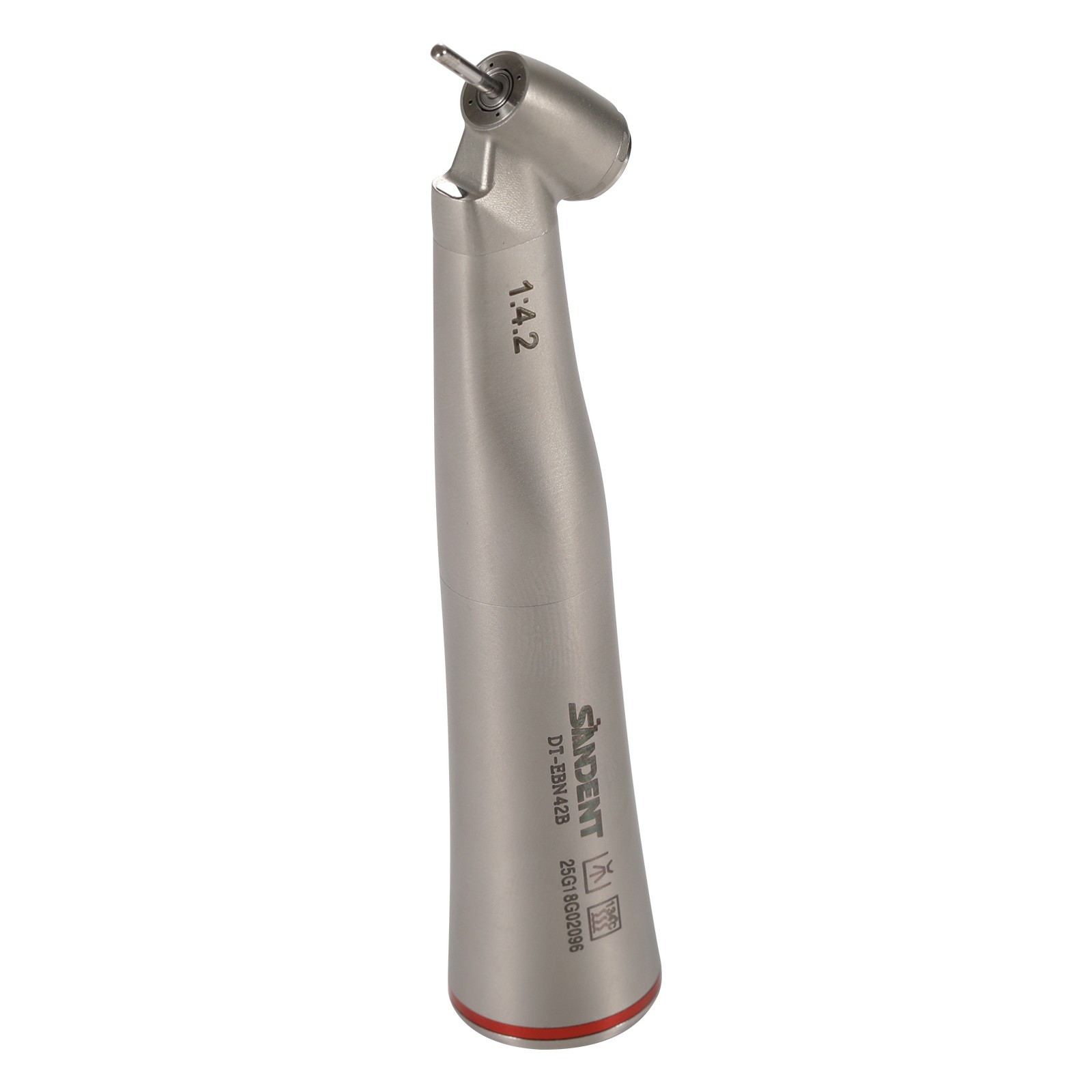 Dental Optic Fiber 1:4.2 Increasing Handpiece 45°Angle Fit FG 1.6mm burs For NSK