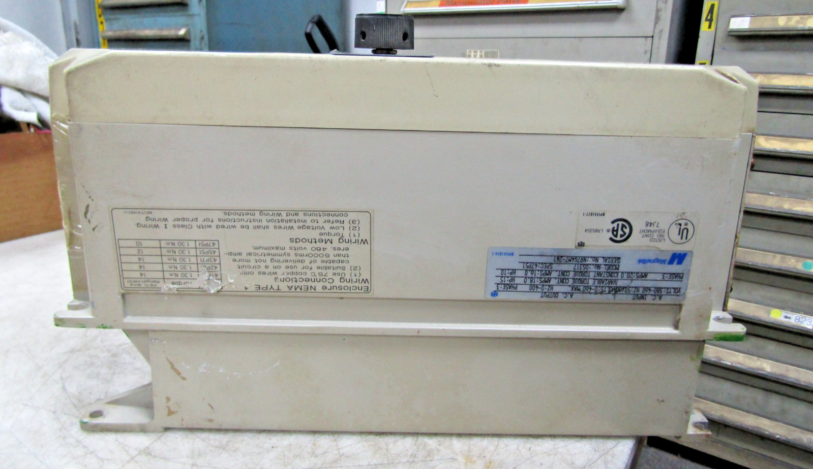 ?MAGNETEK GPD 503 VARIABLE FREQUENCY DRIVE 380-460 VAC 3Ø 20.0 AMP DS317