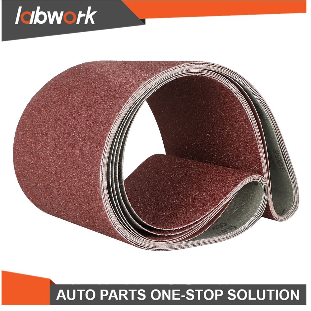 Labwork Belts Sander Sandpaper 6 Pack 6Inch X 48Inch 60 80 120 150 240 400 Grits