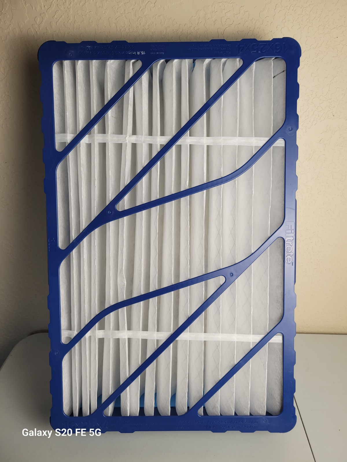 Filtrete 16x25x4 Refillable Air Filter Starter Kit, MPR 1550, 16x25x4, White
