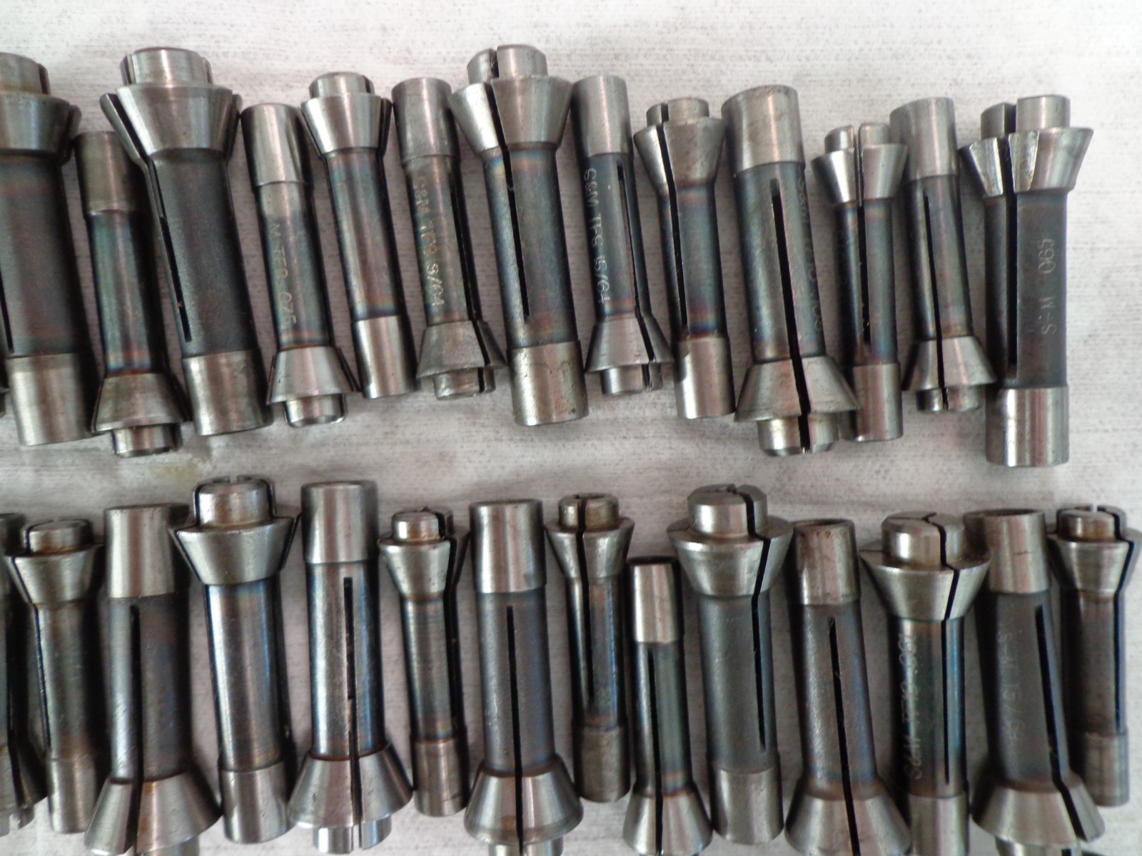 70+ pcs. Southwick & Meister TF10 Tornos Collets used/ some new