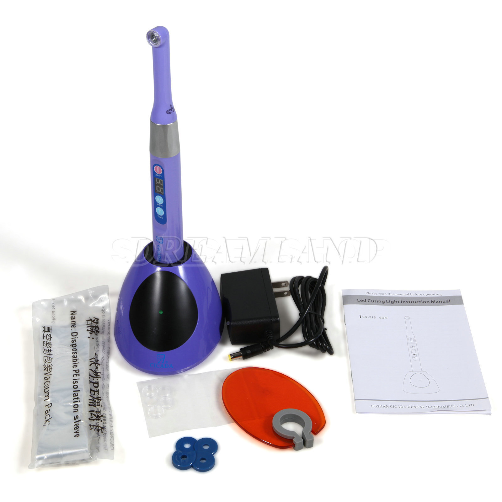 Woodpecker DTE Style Dental Wireless iLed Curing Light 1Second Cure Lamp 2300mW