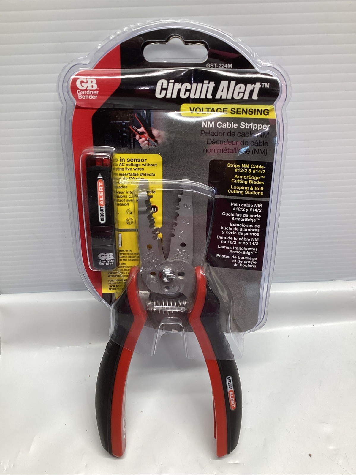Gardner Bender 7-1/2 In. 12-2 & 14-2 NM Cable Voltage-Sensing Wire Stripper