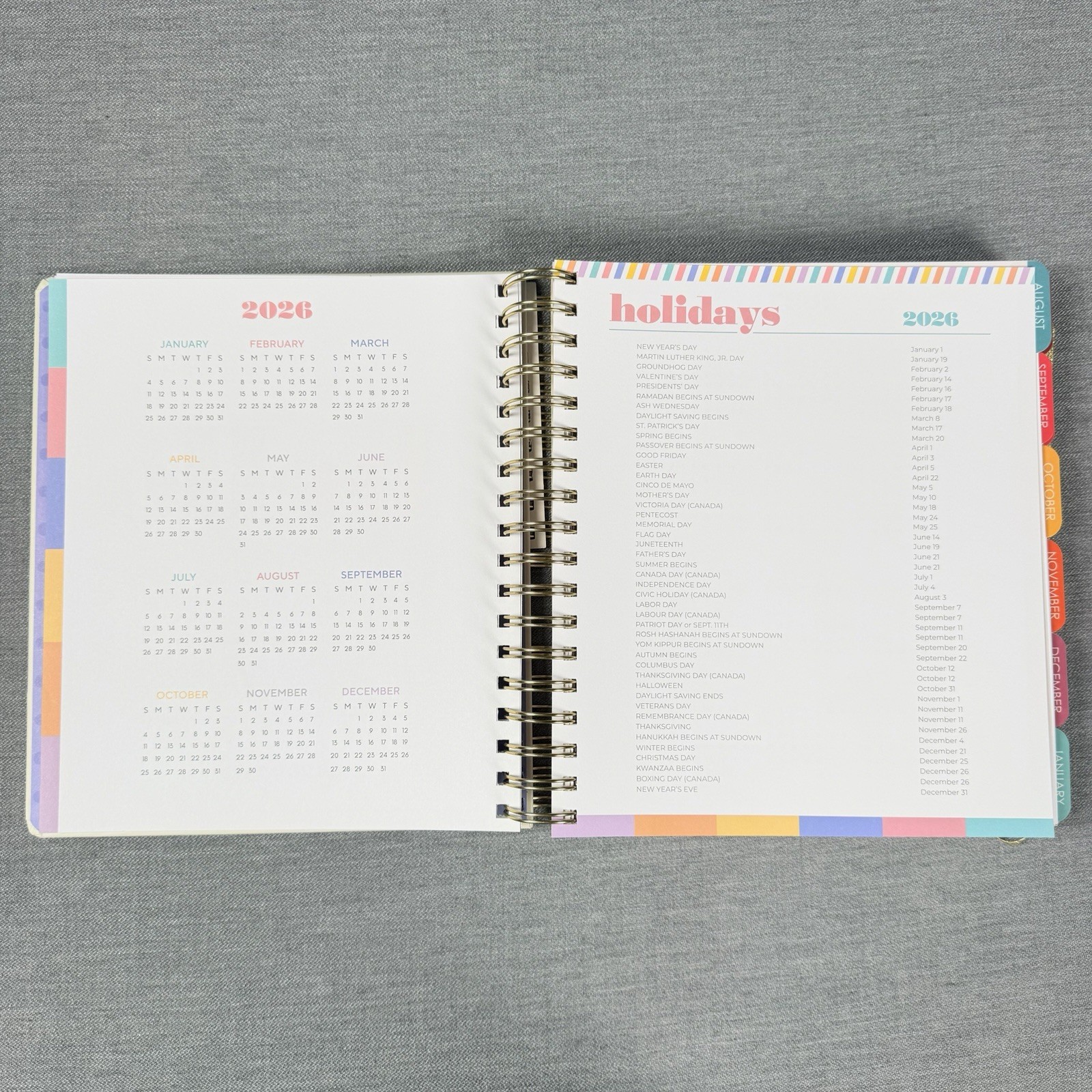 Creative Expert 17 Month Planner AUG 2026 – DEC 2027 Monthly/Weekly Planner