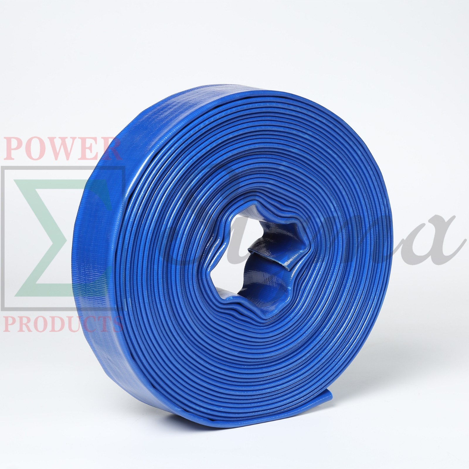 Sigma 1″ IN X 300′ Ft PVC Lay Flat Agricultural Pump Discharge Hose & Camlock
