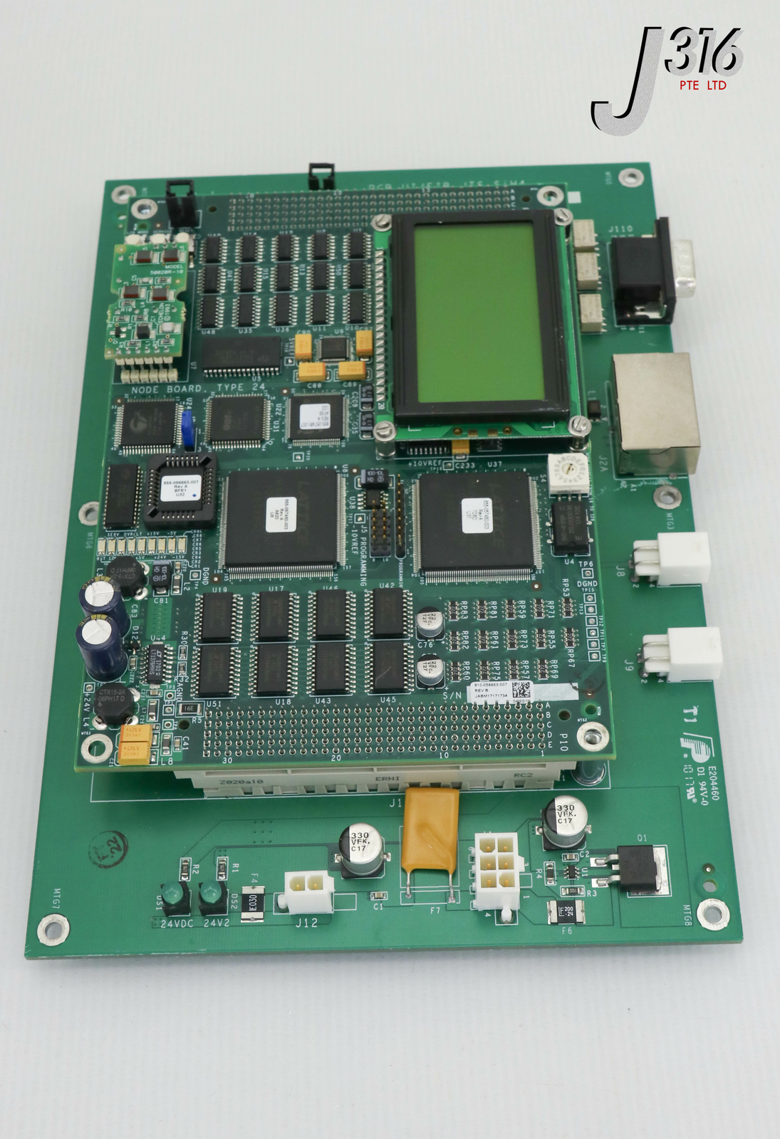24852 LAM RESEARCH PCB, UI/FIB JTS SIH4 W/ NODE BD TYPE 24 810-111093-100