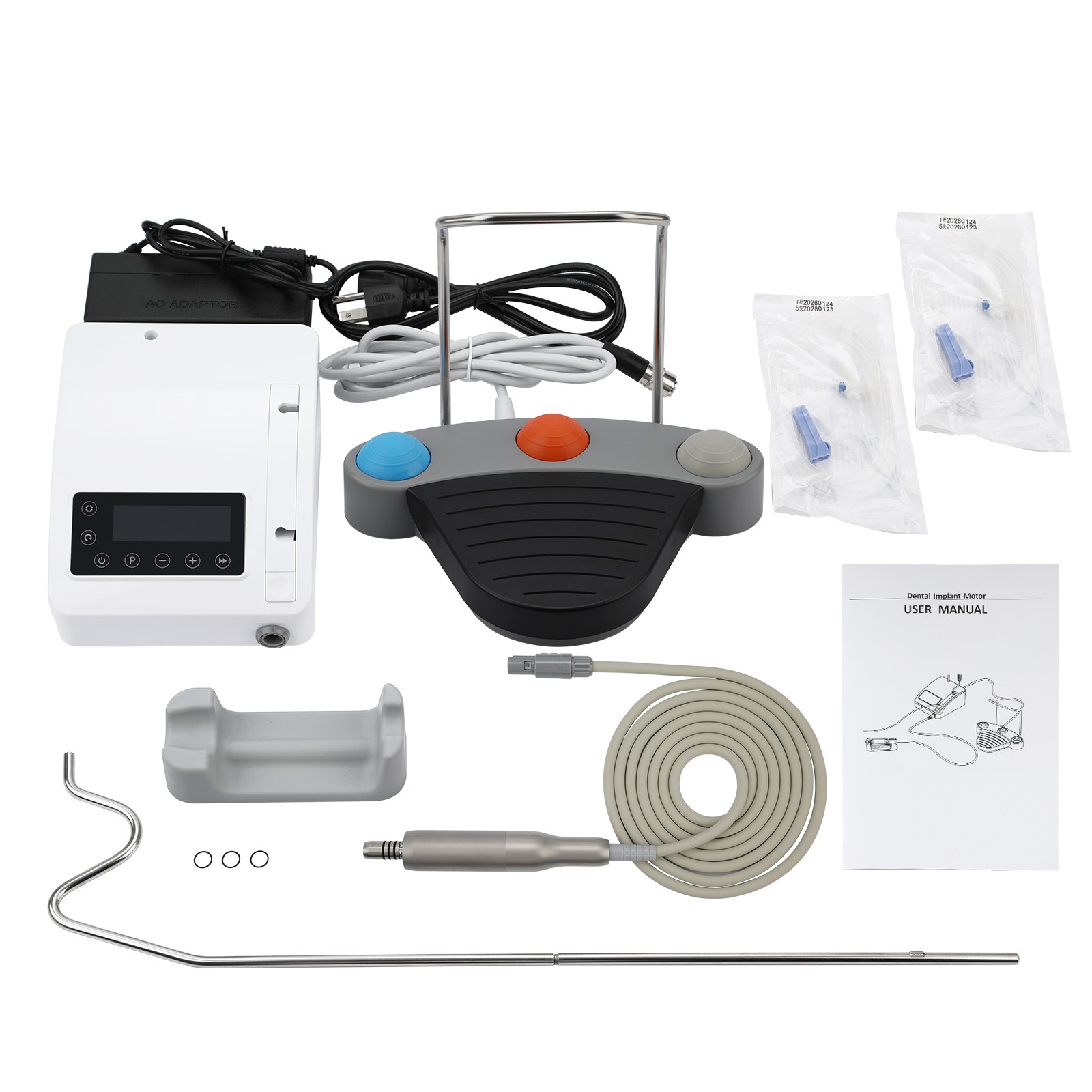 Mini SANDENT PRO Dental Implant Motor System +20:1 LED Contra Angle Handpiece