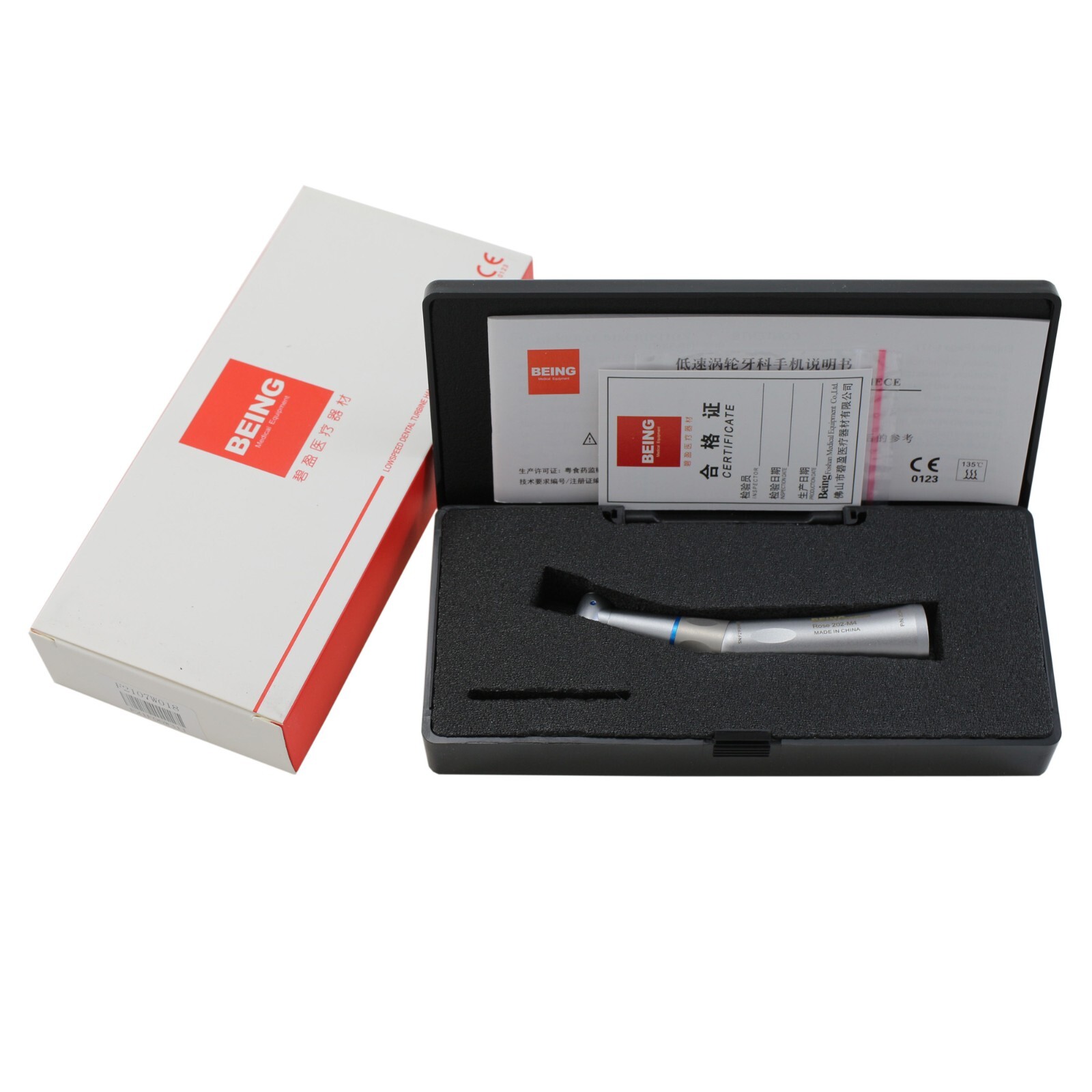 BEING Dental Contra Angle Straight Handpiece Air Motor 4 Holes Low Speed KAVO
