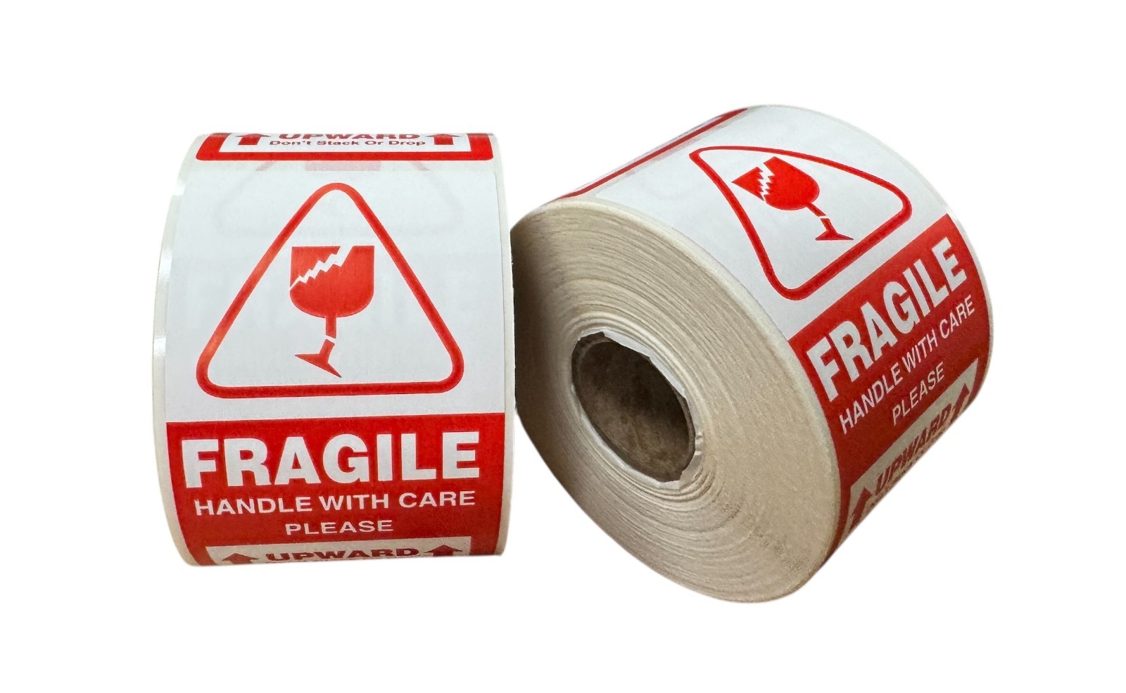 2×3,FRAGILE/UPWARD/Don’t Stack Or Drop, 500 labels per roll, 1-60 Rolls