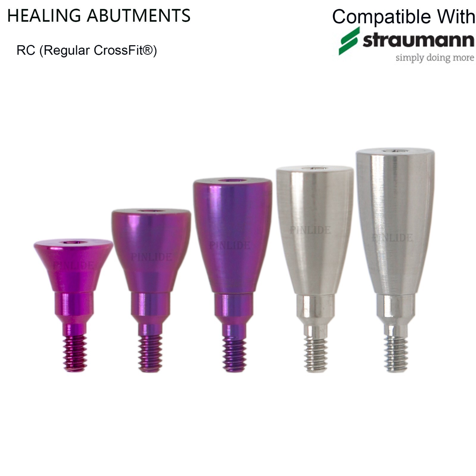 Dental Healing Cap Abutment Straumann ITI BL/BLT Compatible NC/RC Cover Screw