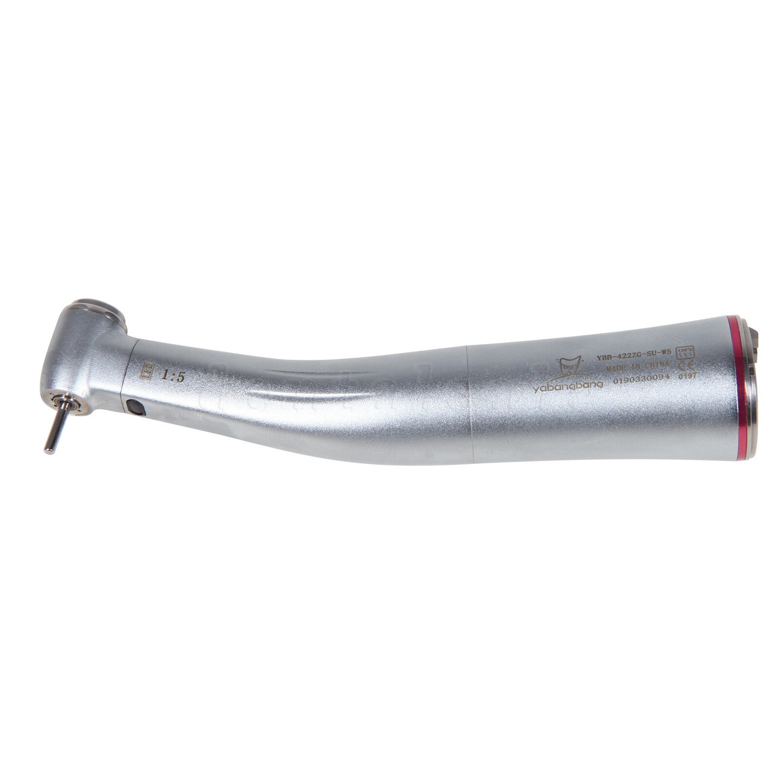 NSK Style Ti-Max X95L 1:5 Electric Attachment Handpiece Red Ring LED Fiber Optic