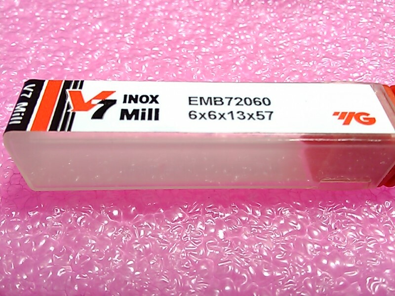YG V7 Inox mill Carbide End Mil 1.4mm 6x6x13x57 EMB72060