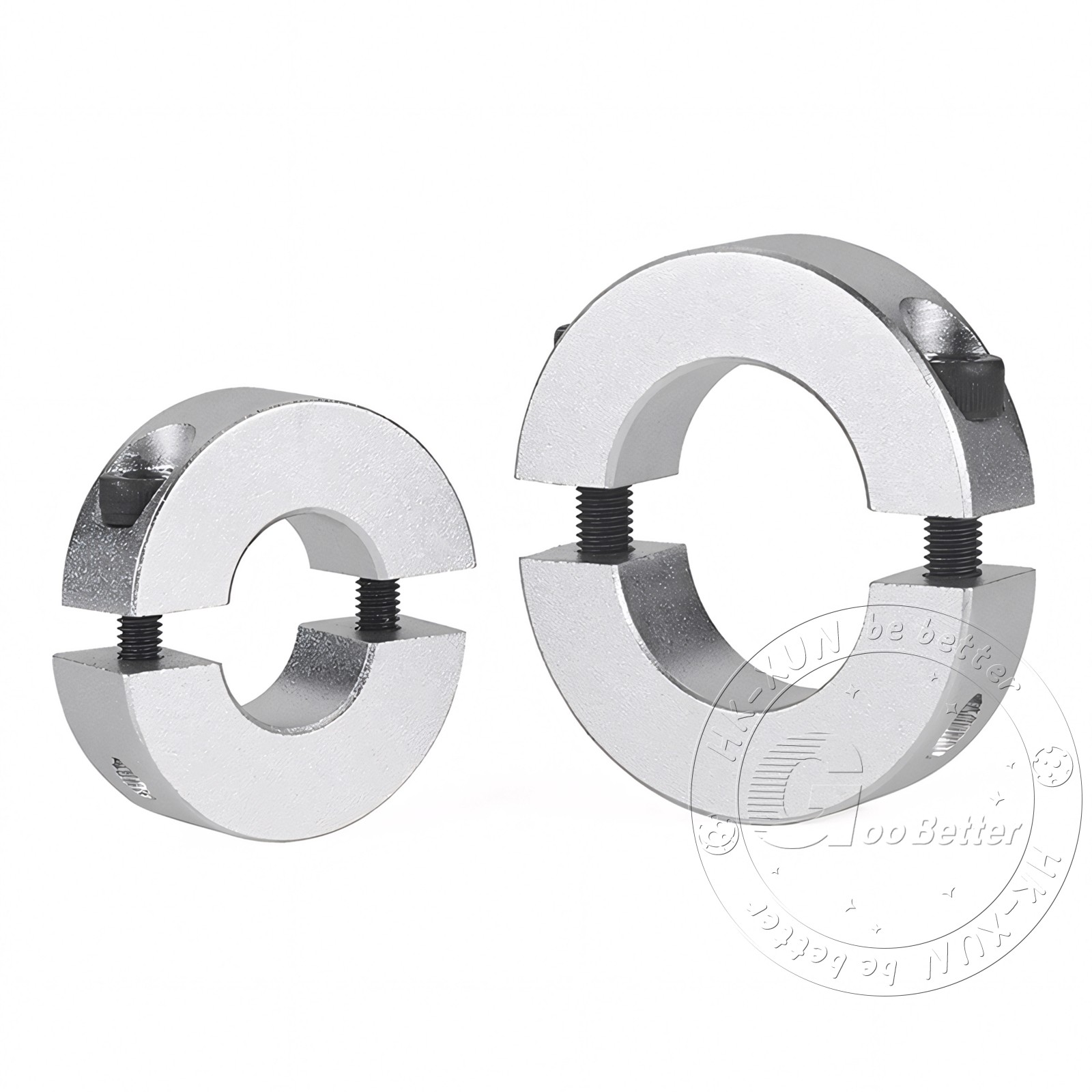 Aluminum Alloy Shaft Collar Double Split Steel Metric Clamp Collars 3mm-100mm