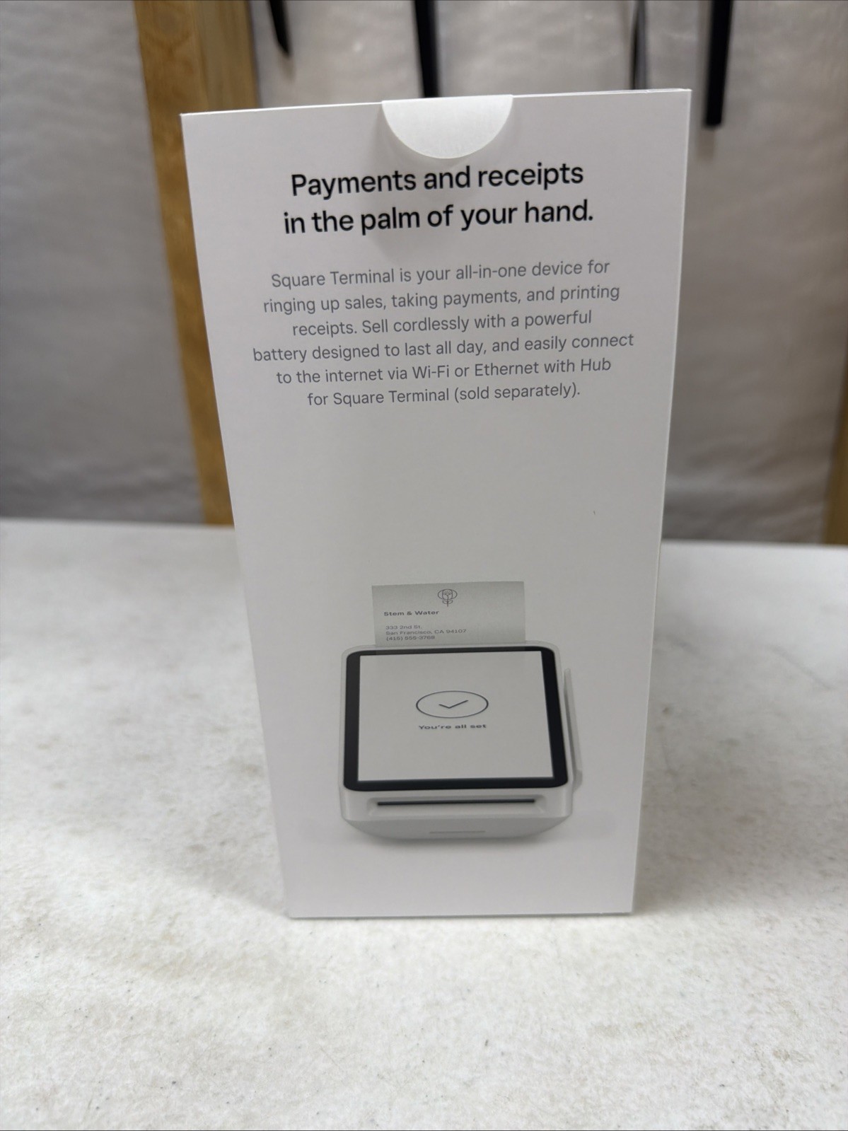 ?Sealed? Square Terminal – Credit Card Machine | Mobile POS SPD2-01