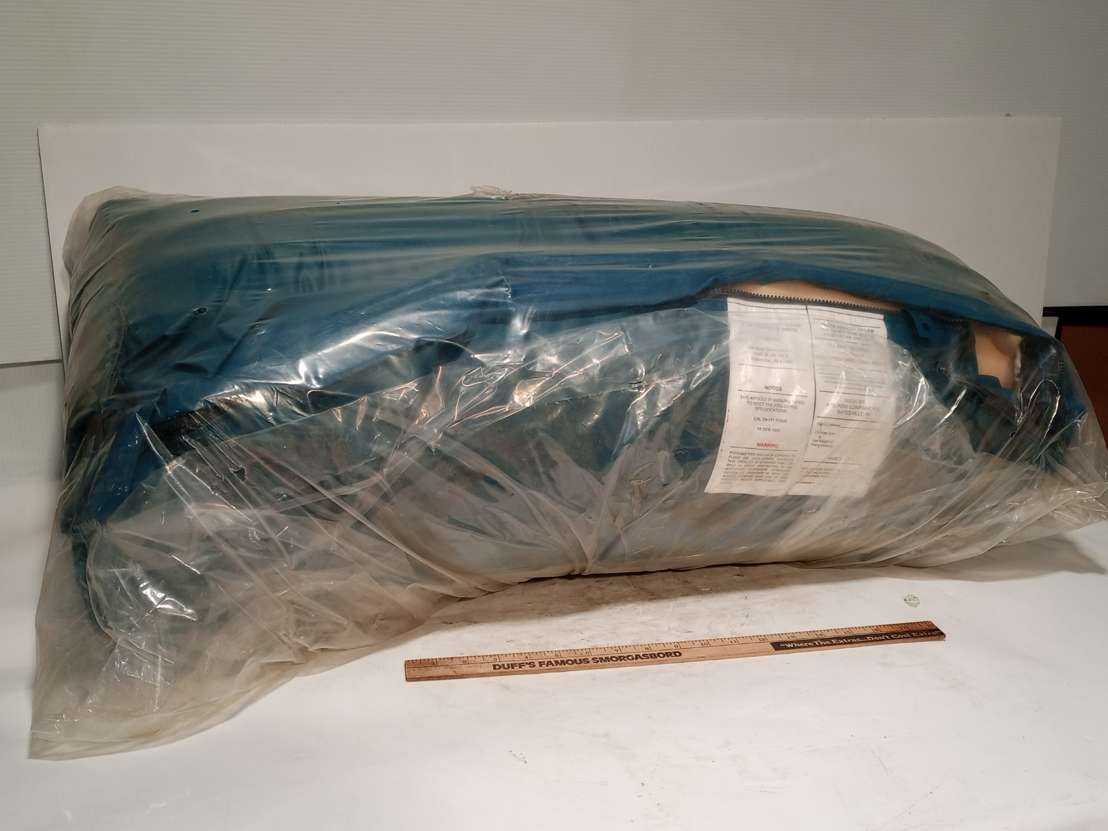 Hill-Rom Sure-Chek Antimicrobial Urethane Mattress Stretcher Cover with Zipper