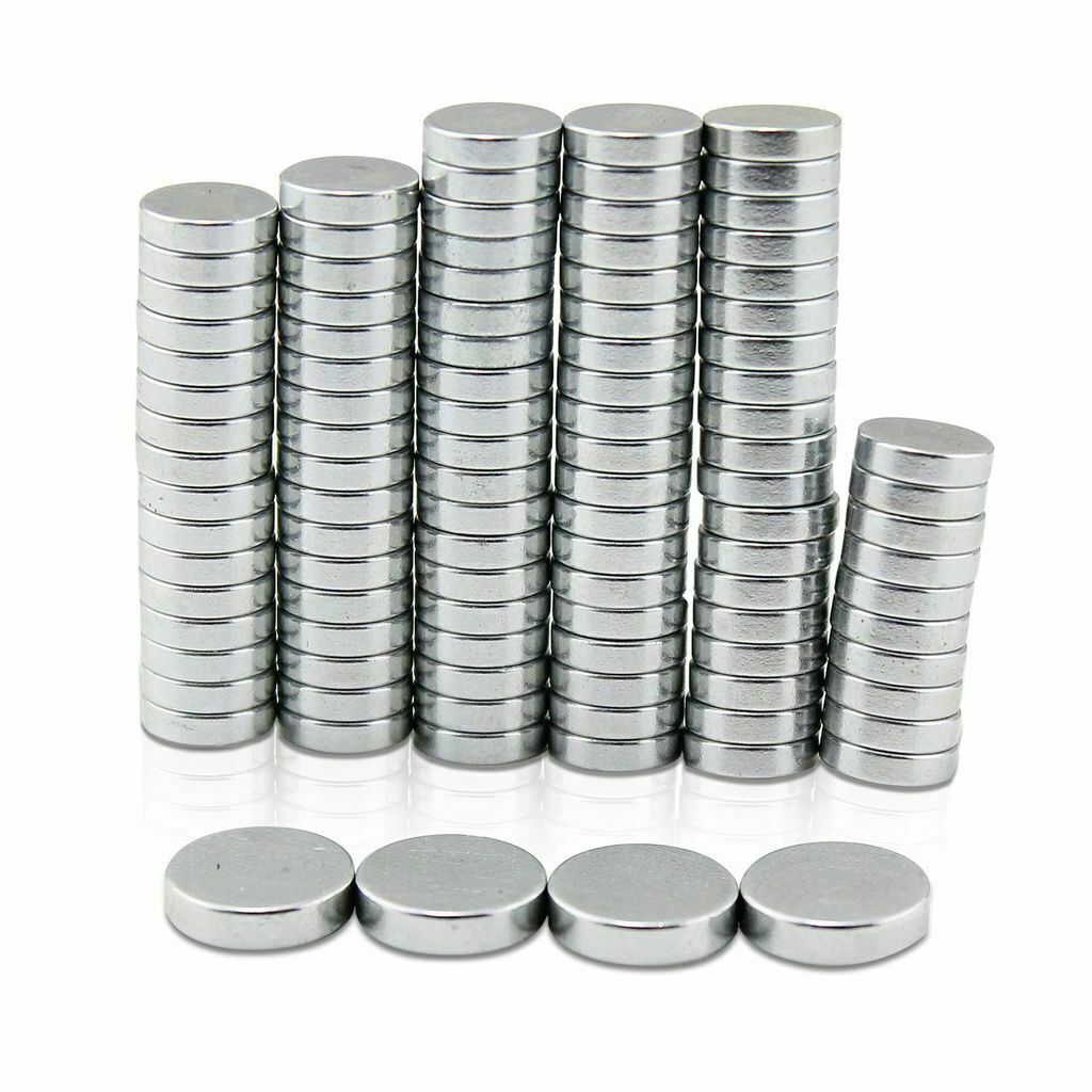 Lot 50 100 200 Pcs Round Disc Magnets Rare Earth Neodymium Magnet Various Sizes