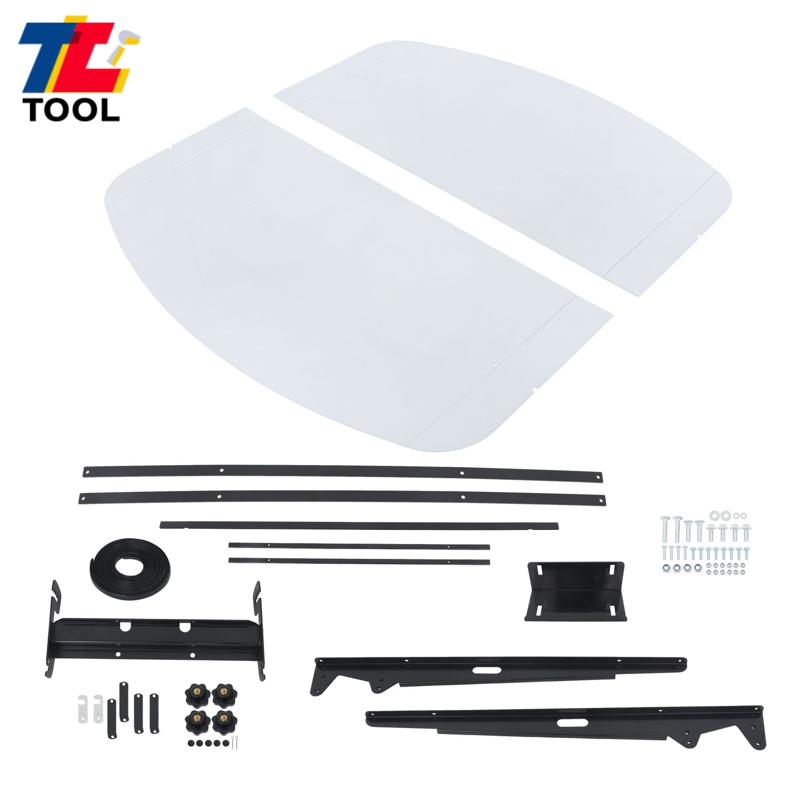 52″ X 52″ White For Rops Canopy Tractor and Mowers Umbrella 2″ x 2″ or 2″ x 3″