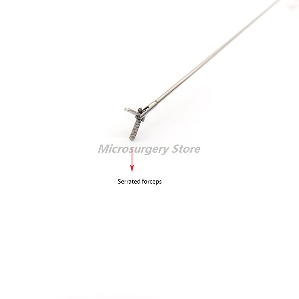 Φ1.6 ( 5 fr ) x 370 mm Semi Rigid Hysteroscopy Foreign Body Biopsy Scissors